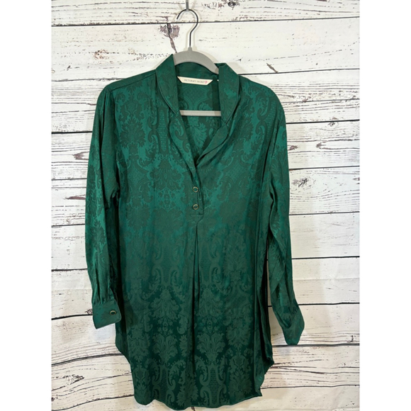 Women's Victoria's Secret Night Shirt Size S Green - Picture 1 of 4